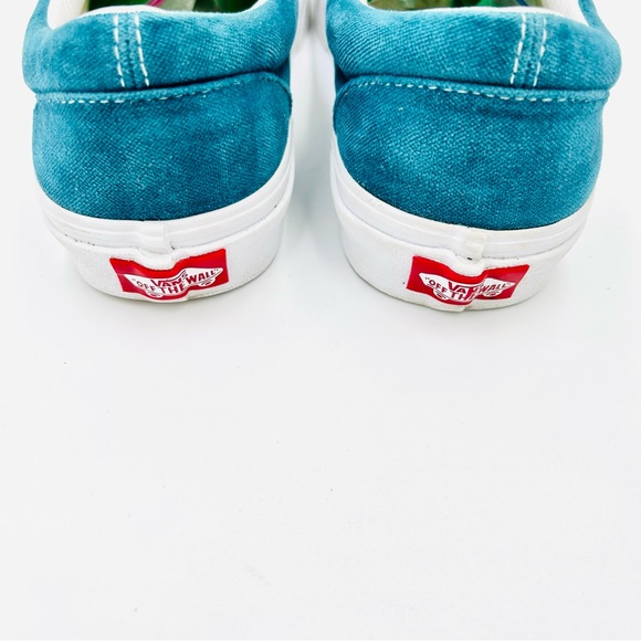 Vans shoes Era TC Velvet Sneakers blue classic rubber sole Women Size 7.5 - Picture 9 of 10